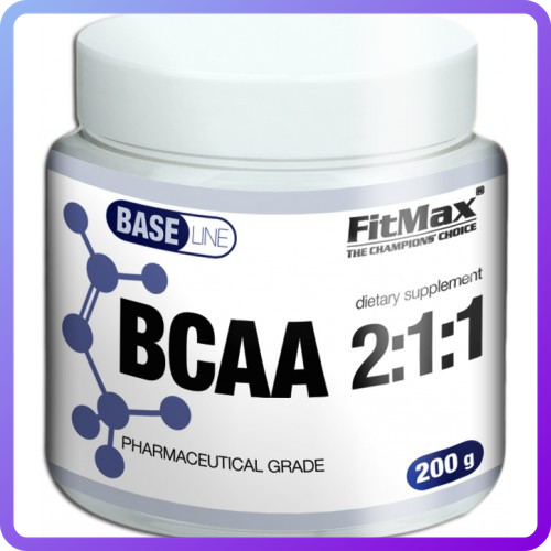 Амінокислоти BCAA FitMax BCAA 2:1:1 (200 г) (101812)