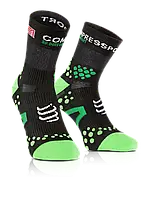 Носки без швов и резинки Pro Racing socks V2.1 Run High Т1-35-38 Black/Green (Old)