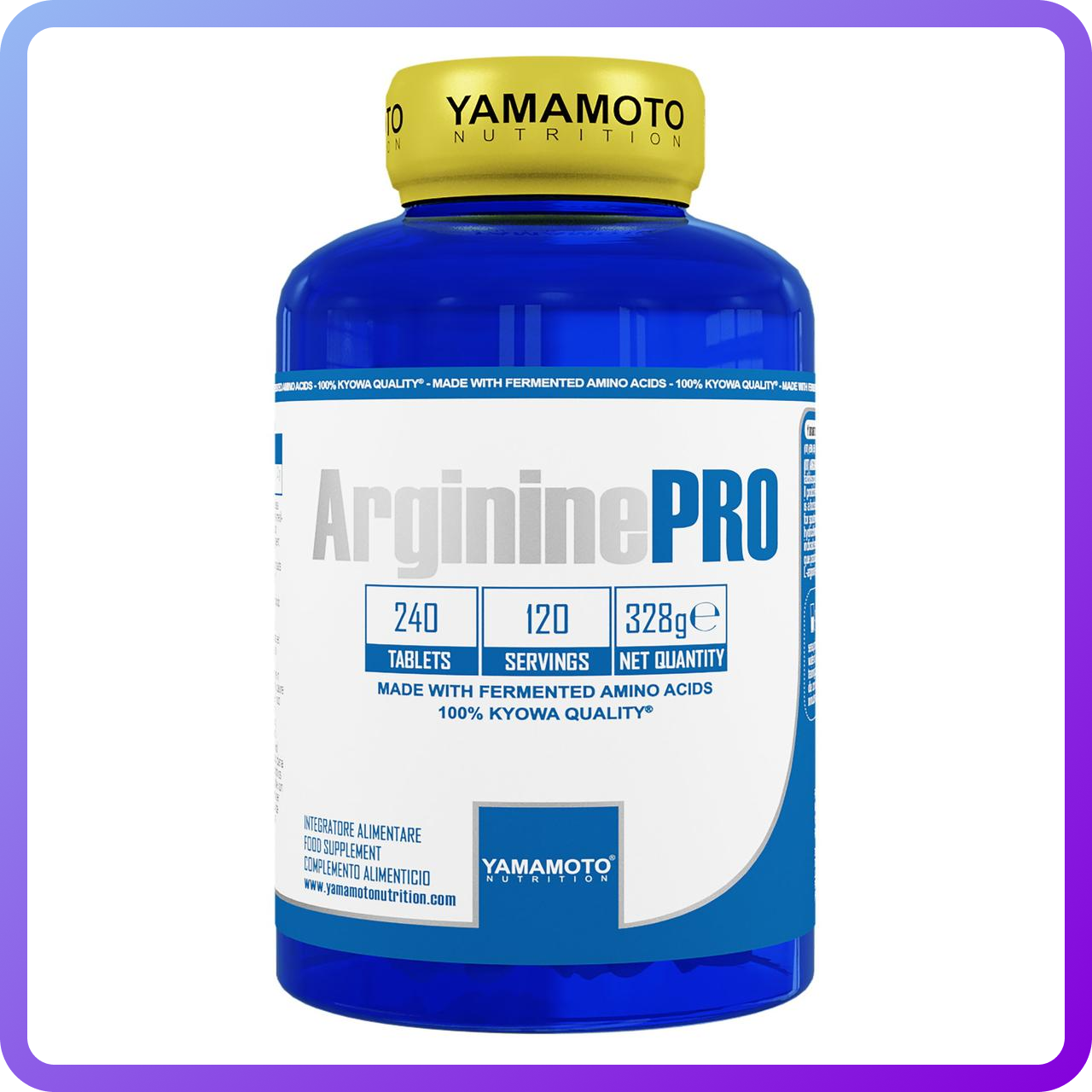 Амінокислоти Yamamoto Nutrition Arginine Pro 240 капс (341391)