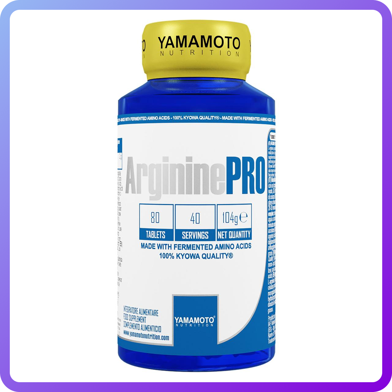 Амінокислоти Yamamoto Nutrition Arginine Pro 80 капс (341392)