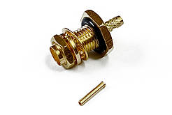 Роз'єми для радіообладнання (SMA F на кабель RG178/RG316) - 50 шт в пакуванні amc