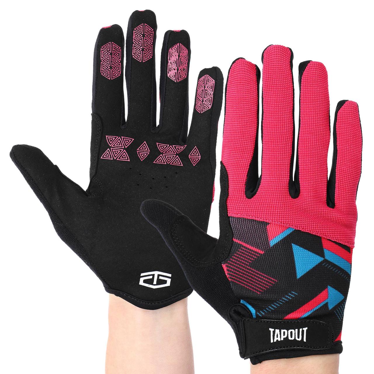 Рукавиці для фітнесу рукавички спортивні Tapout 168523 розмір XS Black-Pink