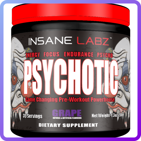 Передтренувальний комплекс InsaneLabz Psychotic 35 порц. (208 г) (338602)