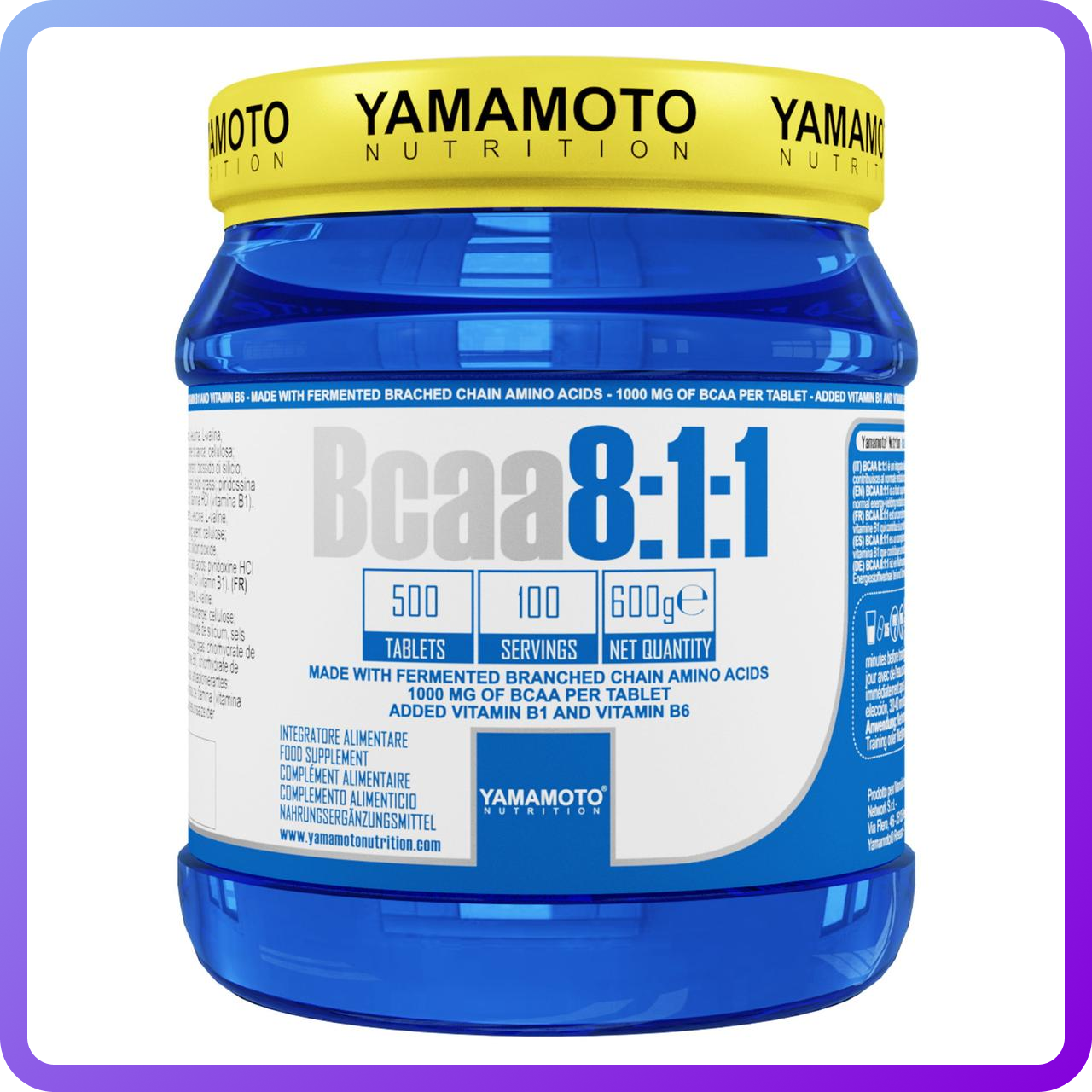 Амінокислоти BCAA Yamamoto Nutrition Bcaa 8-1-1 500 капс. (341397)