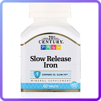 Железо медленного высвобождения 21st Century Slow Release Iron 60 таблеток (233947)