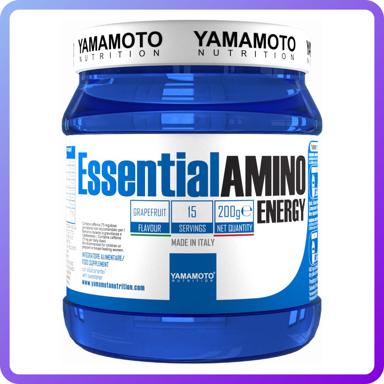 Амінокислоти Yamamoto Nutrition Essential Amino Energy 200 г (341410)