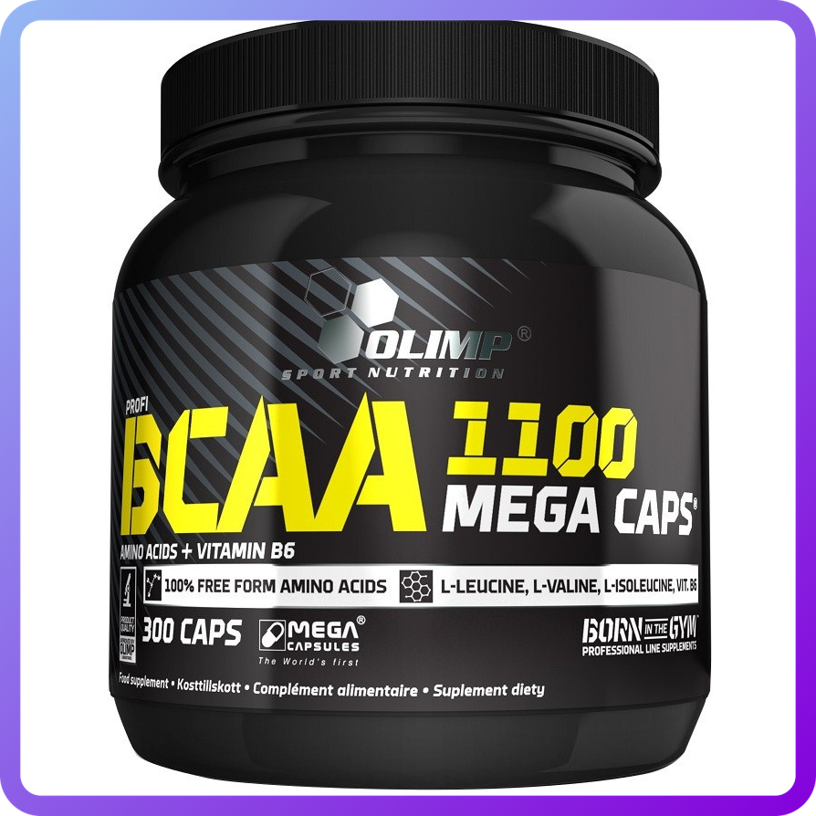 Амінокислоти BCAA Olimp Labs BCAA Mega Caps 1100 (300 капс) (335499)
