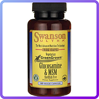 Препарати для відновлення суглобів і зв'язок Swanson Ultra Glucosamine & MSM Shellfish Free 60 вег.капс (110190)