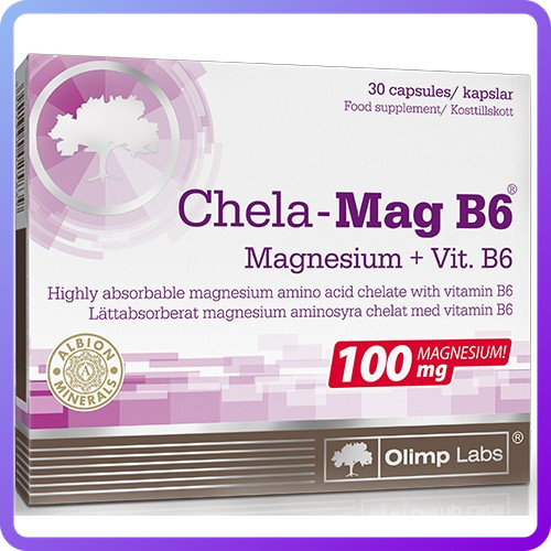Вітаміни і мінерали Olimp Labs Chela-Mag B6+D3 30 капс (342080)