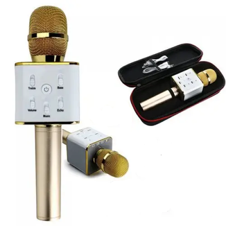 Bluetooth-мікрофон для караоке Q7 Блютуз із динаміками, фото 1