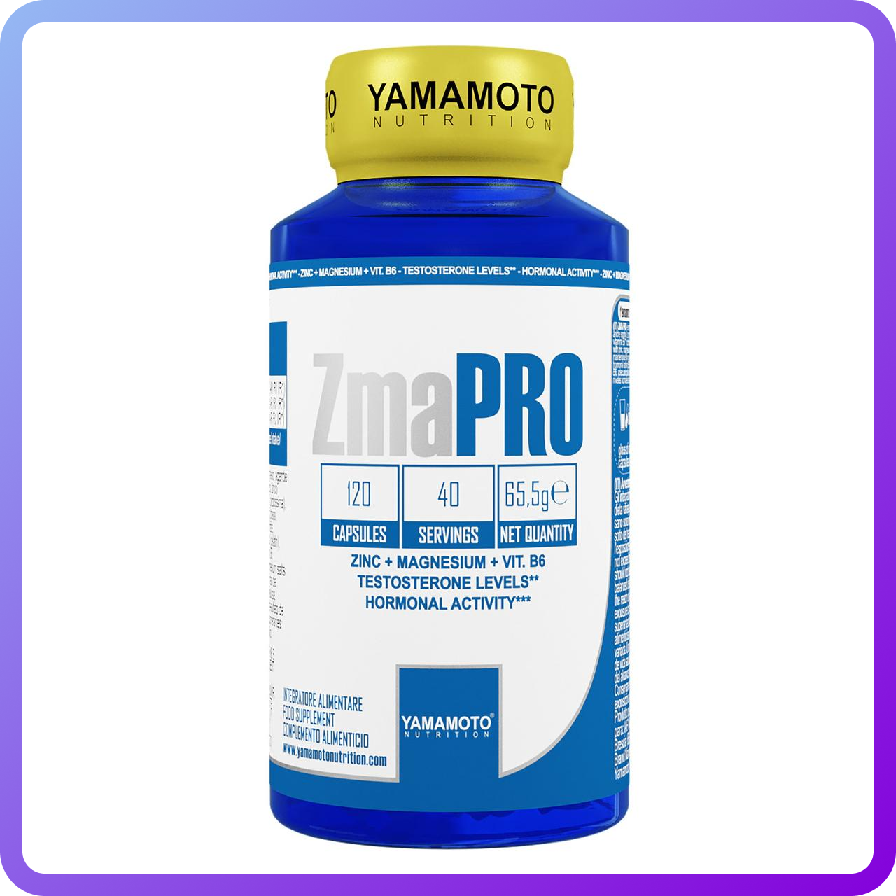 Бустер тестостерону Yamamoto Nutrition ZmaPRO 120 капс (341439)