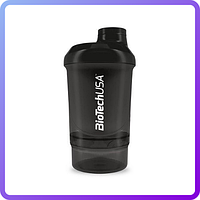 Шейкер BioTech Wave Compact Shaker 2 in 1 (500 мл) (Black) (227612)