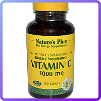 Витамин С Медленного Высвобождения Natures Plus Vitamin C 1000 мг 180 таблеток (233984)