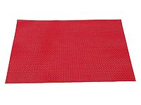 Салфетка сет ПВХ подставка под тарелку подложка Сервировочный коврик для стола бордовая 30*45 cm
