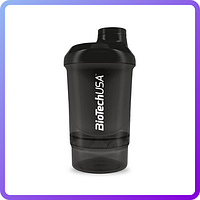 Шейкер BioTech Wave Compact Shaker 2 in 1 (500 мл) (Black) (106372)