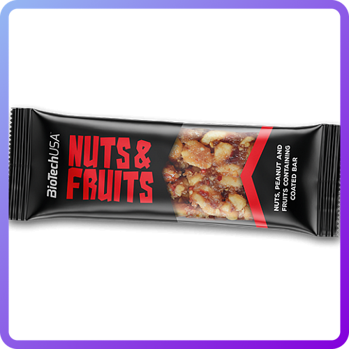 Батончики BioTech Nuts and Fruits (40 г) (106387)