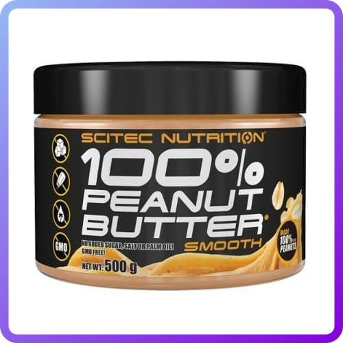 Масло Scitec Nutrition 100% Peanut Butter (500 г) (106398)