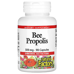 Bee Propolis 500 мг Natural Factors 90 капсул