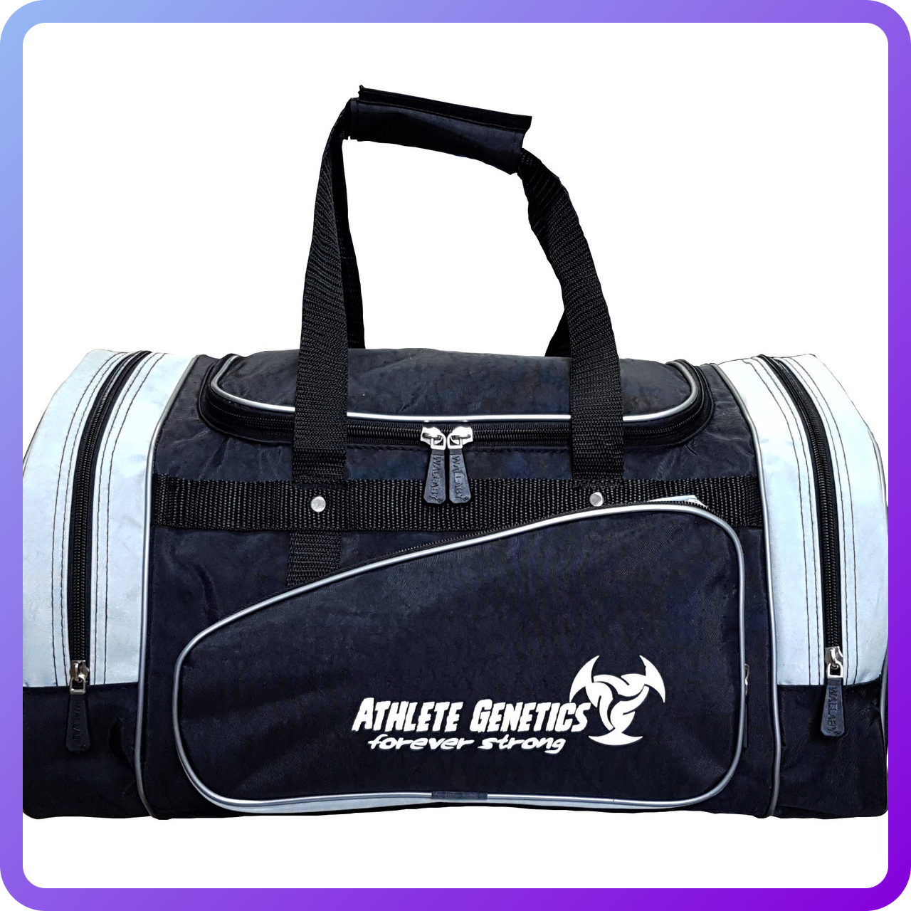 Спортивна Сумка Athlete Genetics Strong Lift (Black-Gray) (342610)