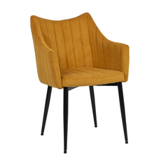 Вельветові стільці з підлокітниками