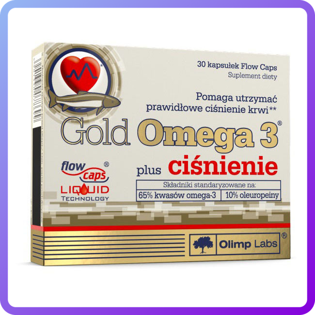 Вітаміни і мінерали Olimp Labs Gold Omega 3 plus pressure 30 капс (346030)
