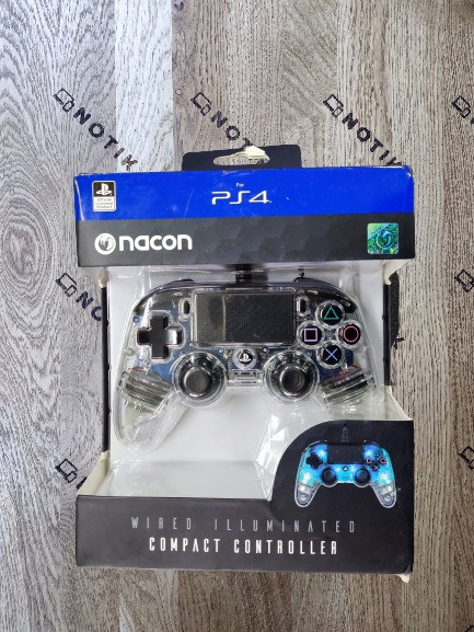 Геймпад Nacon Wired Illuminated Compact Controller Для PS4 Блакитний (PS4OFCPADCLBLUE) Новий