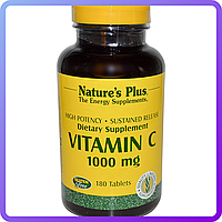 Витамин С Медленного Высвобождения Natures Plus Vitamin C 1000 мг 180 таблеток (470454)