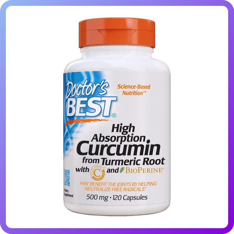 Куркумін Doctor's s BEST Curcumin from Turmeric Root 500 мг 120 капс (346038)