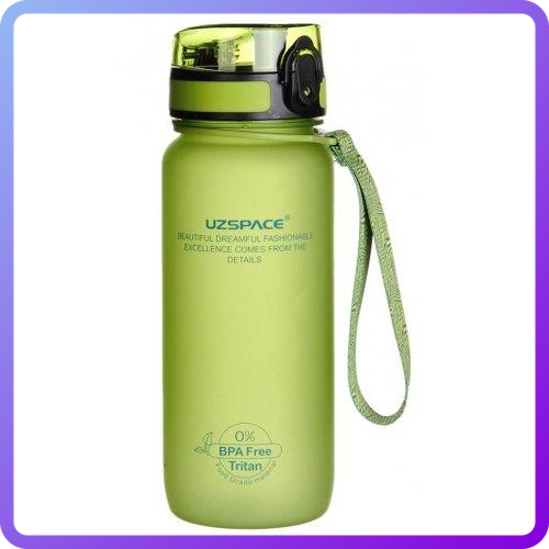 Пляшка для води UZspace Green (650 мл) - Зелена (338688)