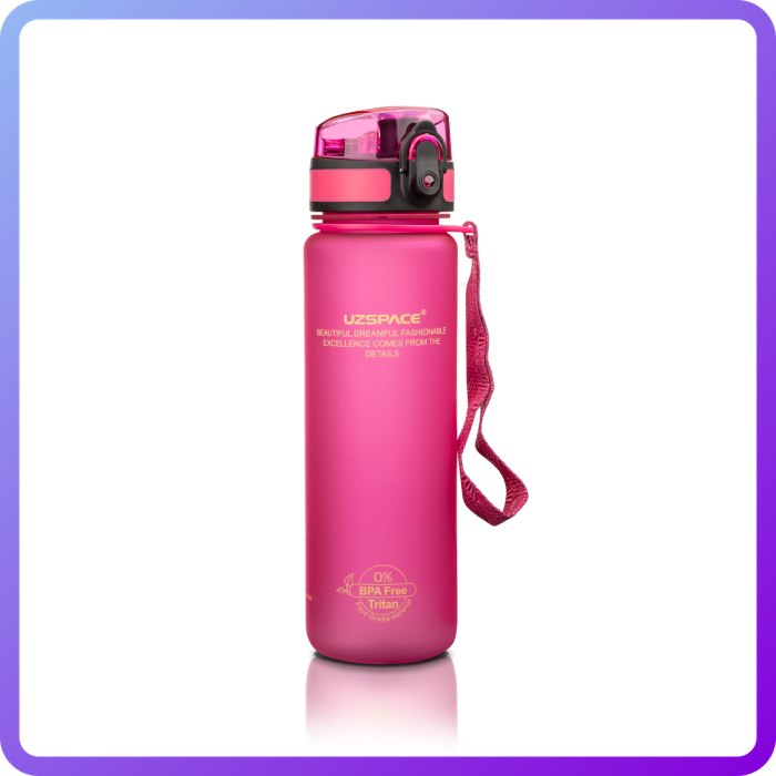 Пляшка для води UZspace Pink (500 мл) - Рожева (338695)