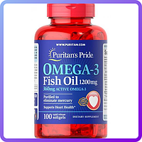 Риб'ячий жир Puritans Pride Omega-3 Fish Oil 1200 мг (360 мг Active Omega-3) 100 гель.капс (232854)