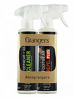 Набор спреев для ухода за обувью Grangers Footwear + Gear Cleaner + Footwear Repel Plus