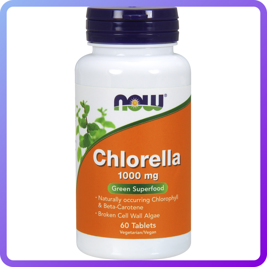 Вітаміни і мінерали Now Foods Chlorella 1.000 мг 60 таб (343749)