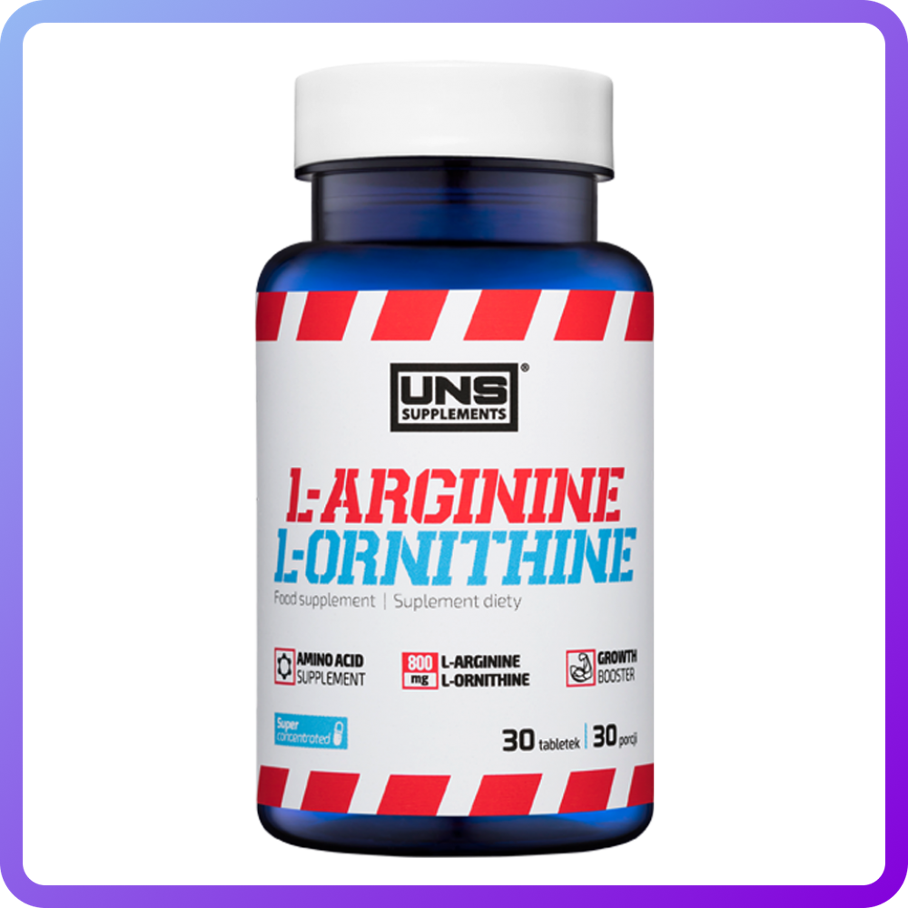 Амінокислоти UNS L-Arginine and L-Ornithine 30 таб (341528)