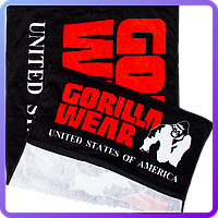 Фитнес-полотенце Gorilla Wear Functional Gym Towel Black/Red (107973)