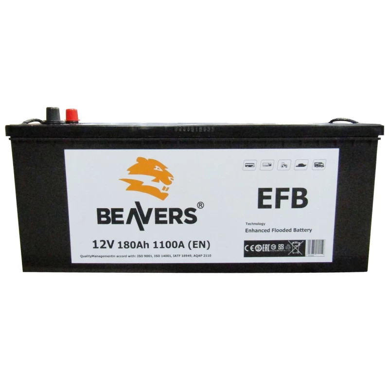 Акумулятор 6СТ-180 (L+) BEAVERS EFB 1100А
