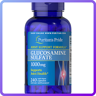 Препараты для восстановления суставов и связок Puritans Pride Glucosamine Sulfate 1000 мг 240 капс (454953)