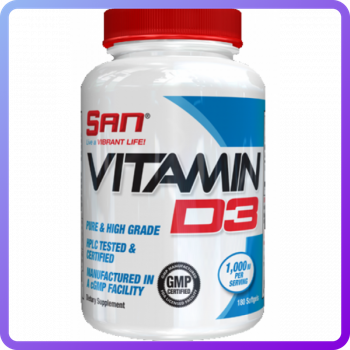 Вітамін Д3 SAN Vitamin D3 1000 IU (180 кап) (338779)