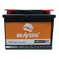 Акумулятор 6СТ-60 (L+) BEAVERS 520А