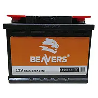 Акумулятор 6СТ-60 (R+) BEAVERS 520А