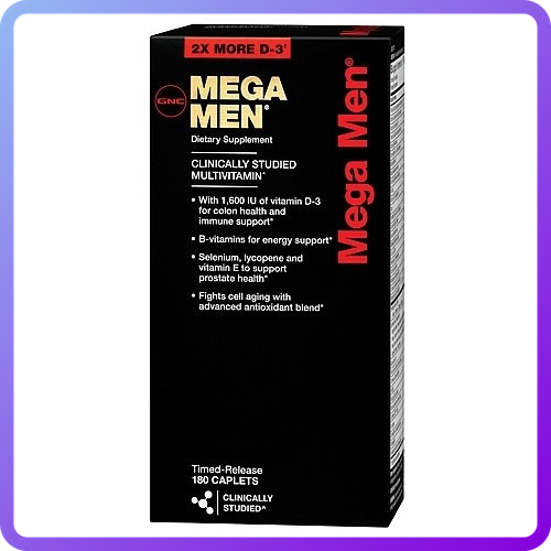 Вітаміни для чоловіків GNC Mega Men (180 таб) (223229)