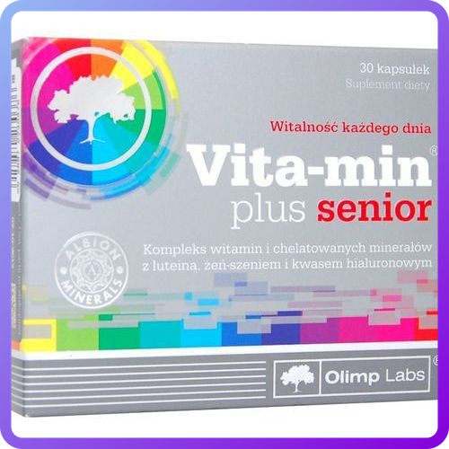 Мультивітамінний комплекс для чоловіків Olimp Labs Vitamin Plus Senior (30 кап) (335603)