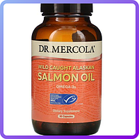 Жир дикого аляскинского лосося Dr. Mercola Wild Caught Alaskan Salmon Oil 90 капсул (234060)