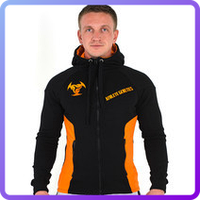 Толстовка Athlete Genetics Power Style (Black-Orange) (106555)