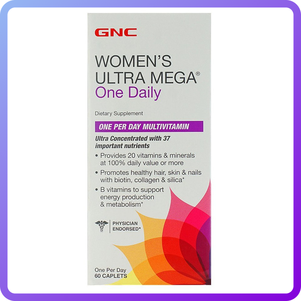 Вітаміни для жінок GNC women's Ultra Mega One Daily (60 таб) (102003)