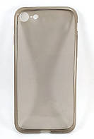 Защитный чехол для Apple iPhone 7/8/SE 2020 темно-серый прозрачный