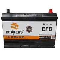 Акумулятор 6СТ-100 (R+) BEAVERS ASIA EFB 800А