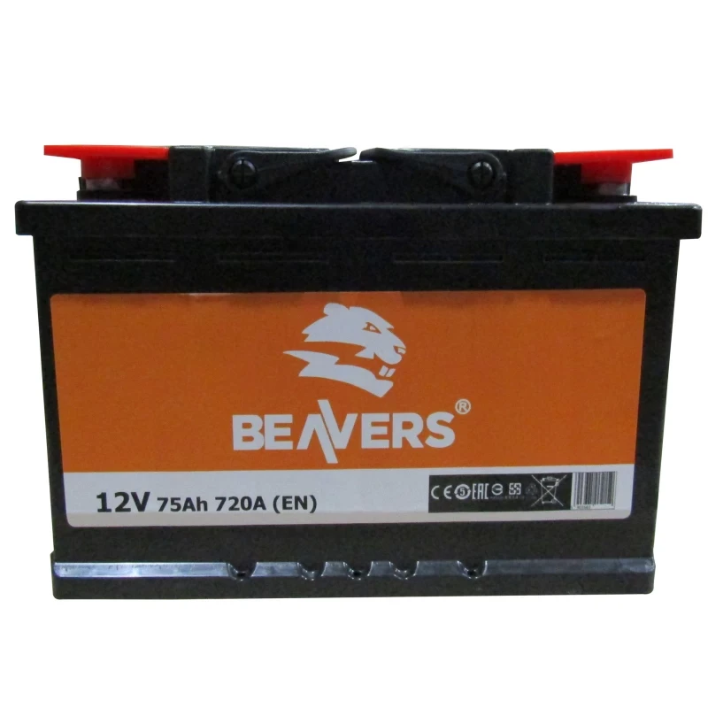 Акумулятор 6СТ-75 (R+) BEAVERS 720А