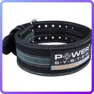 Пояс для пауерліфтингу Power System PS-3800 Black-Grey (342664)