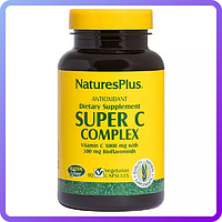 Супер Комплекс Витамина С Биофлавоноиды Nature's Plus Super C Complex 1000 мг/500 мг 90 капсул (470496)